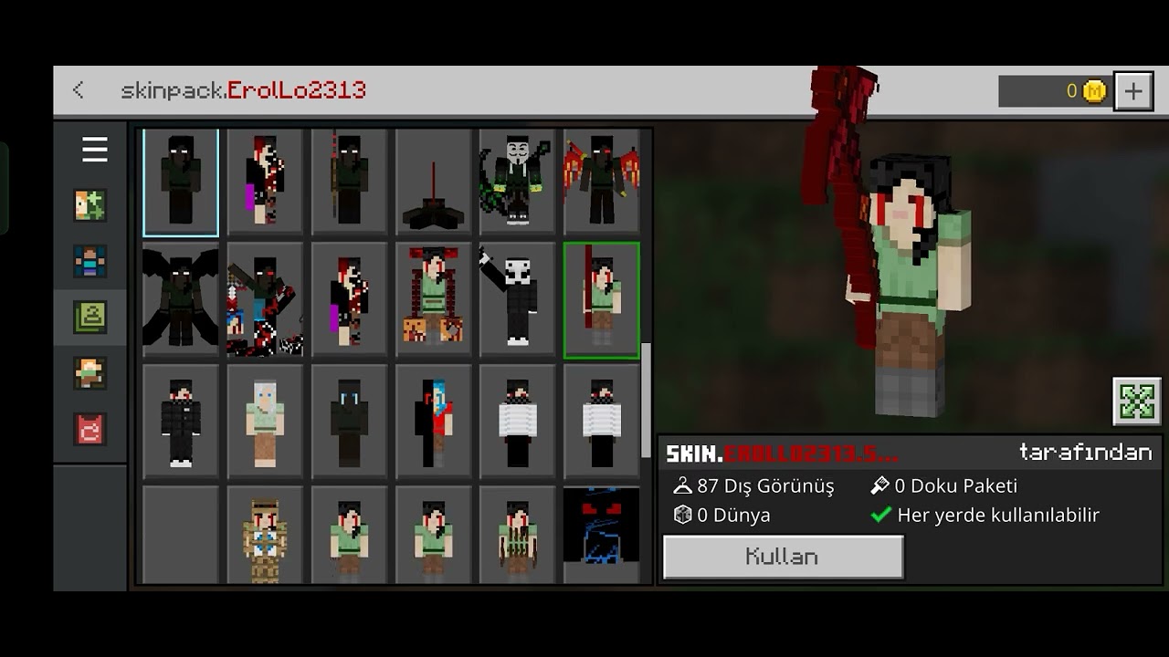 boralo mükemmel bir skin pack|linkli