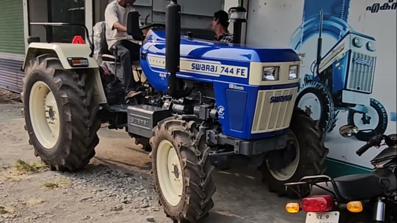 Swaraj 744 fe tractor new model review 💯 #swarajtractor #tractorvideos #swaraj744tractor 