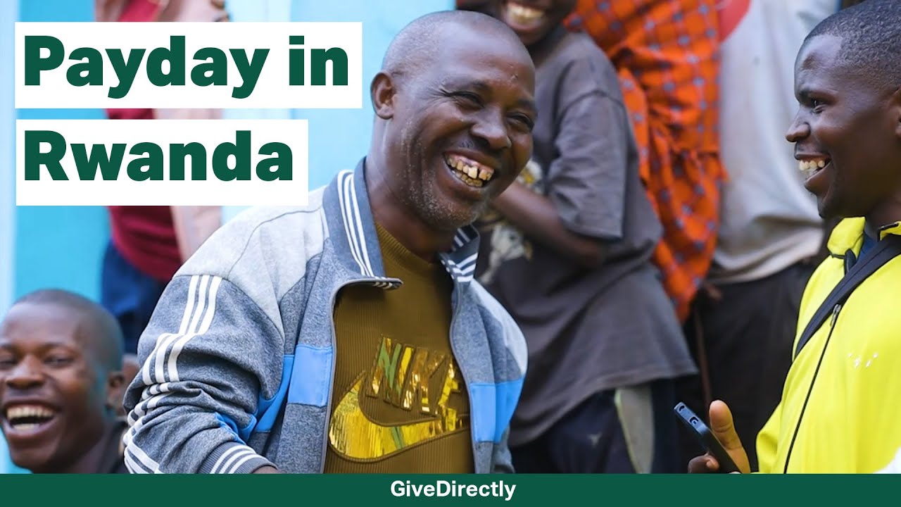 Watch families in a Rwandan village get $1,000 each