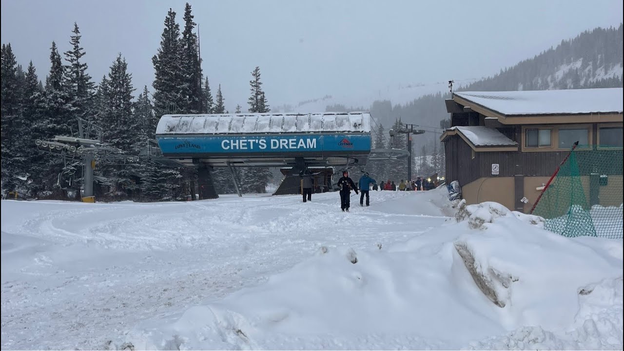 Live! Snowboarding LOVELAND ski area Colorado USA 3/11/26