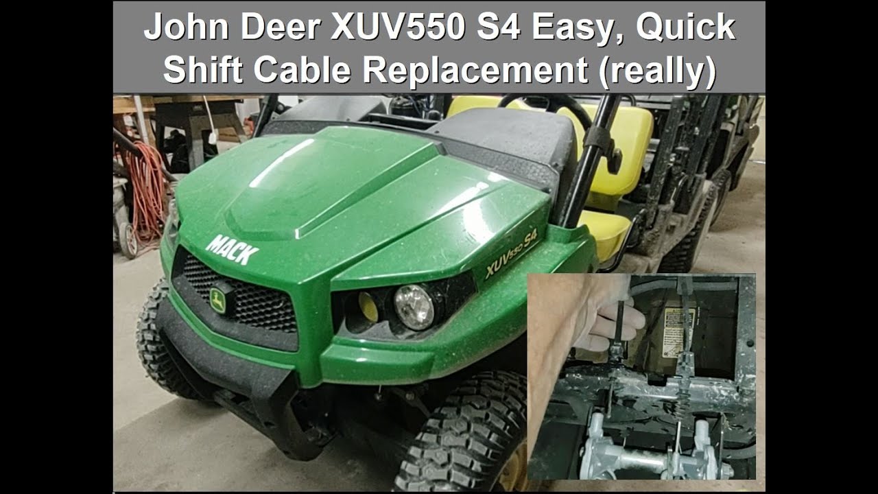 Easy Shift Cable Replacement for John Deer XUV Series (XUV550, XUV560), S4 and 2-seater