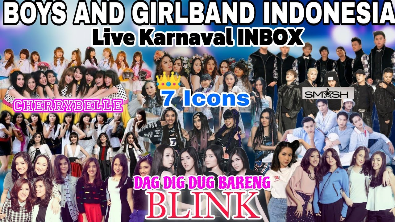 BLINK DAG DIG DUG BARENG 7 ICONS CHERRYBELLE SMASH DI INBOX #blink #cherrybelle #smash #7icons