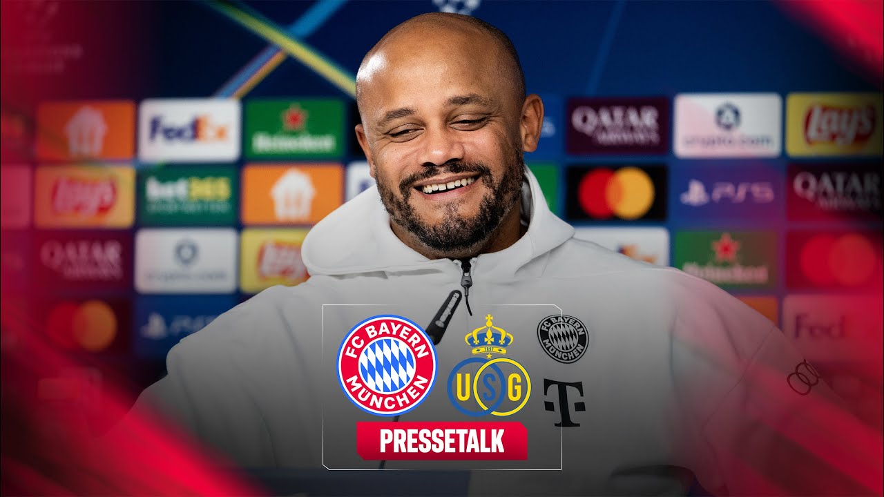 Pressetalk mit Kompany & Aleks Pavlović vor FC Bayern - Union Saint-Gilloise | 7. CL-Spieltag
