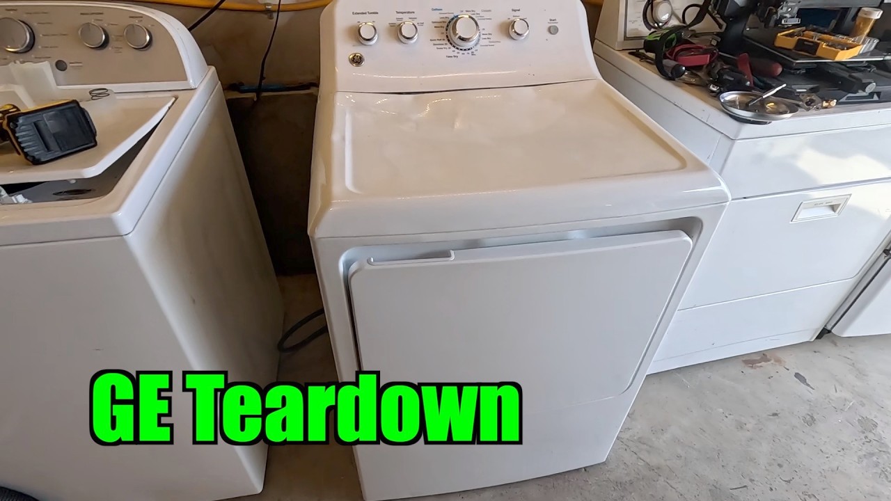 GE Electric Dryer Squeaks. Drum Bearing Replacement And Teardown