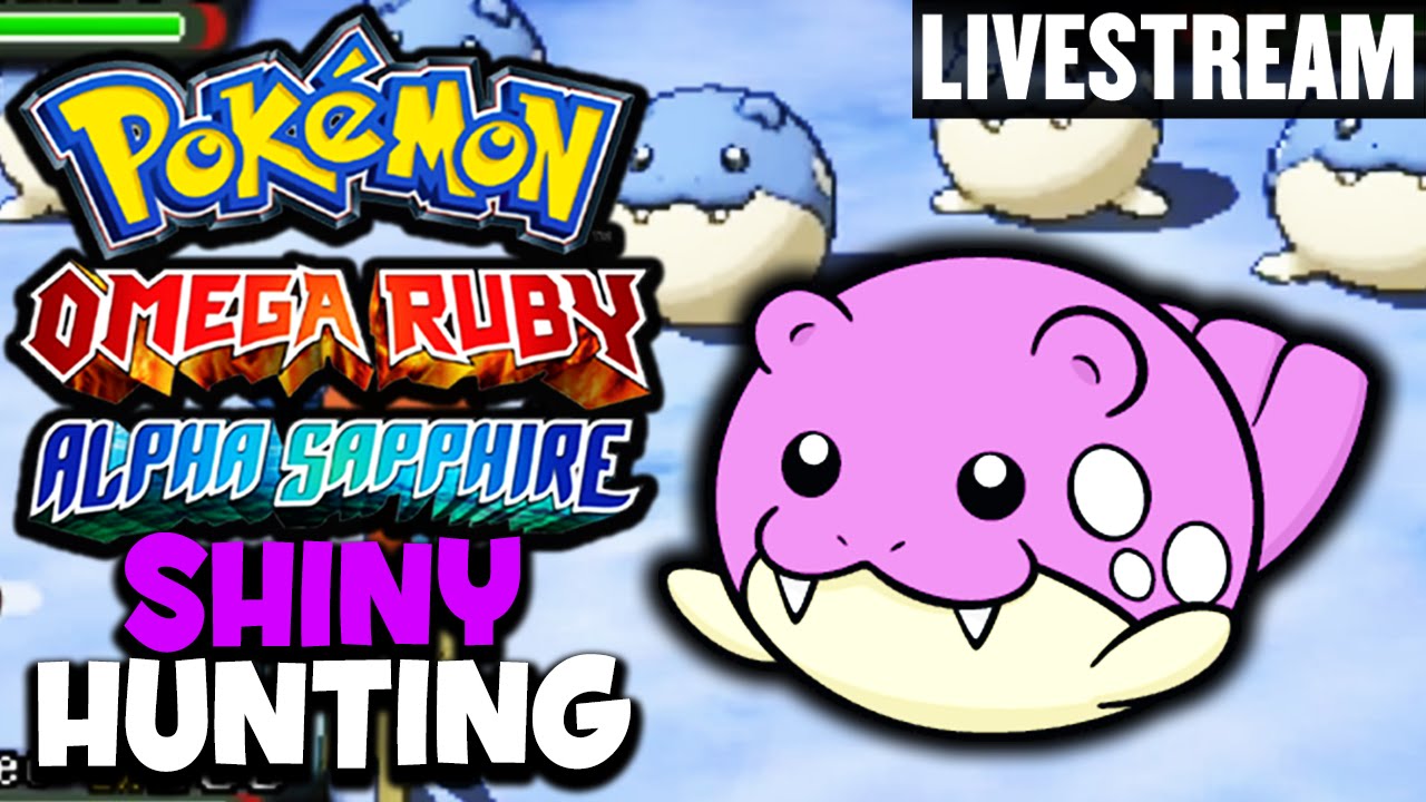 POKEMON ORAS SHINY HUNTING LIVESTREAM #02 W/ JasonPlaysPokemon | SHINY SPHEAL ORAS HUNT!
