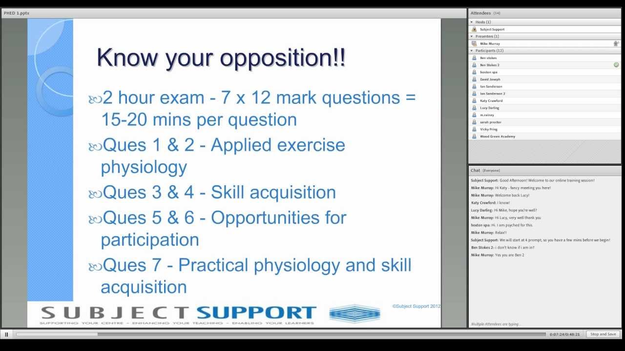 Subject Support Online CPD Example