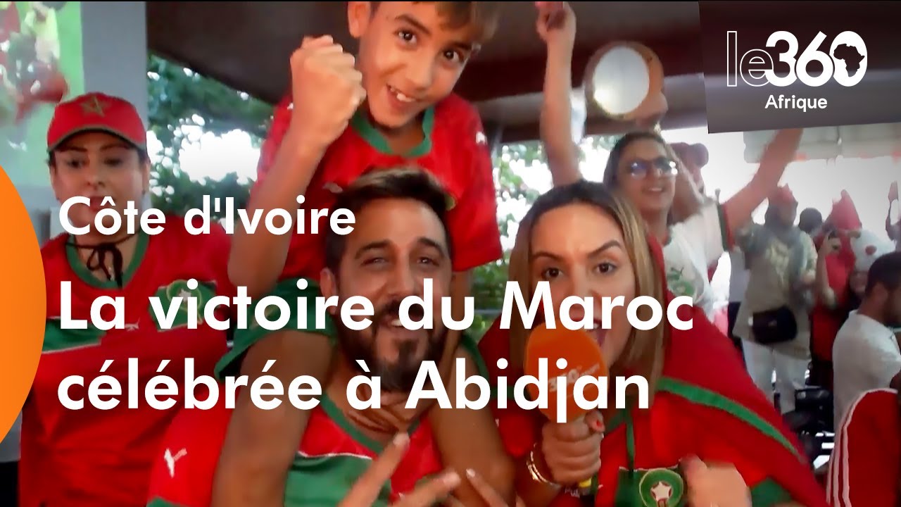 l’ambassadeur du Maroc en Côte d’Ivoire célèbre la victoire des Lions avec ses compatriotes