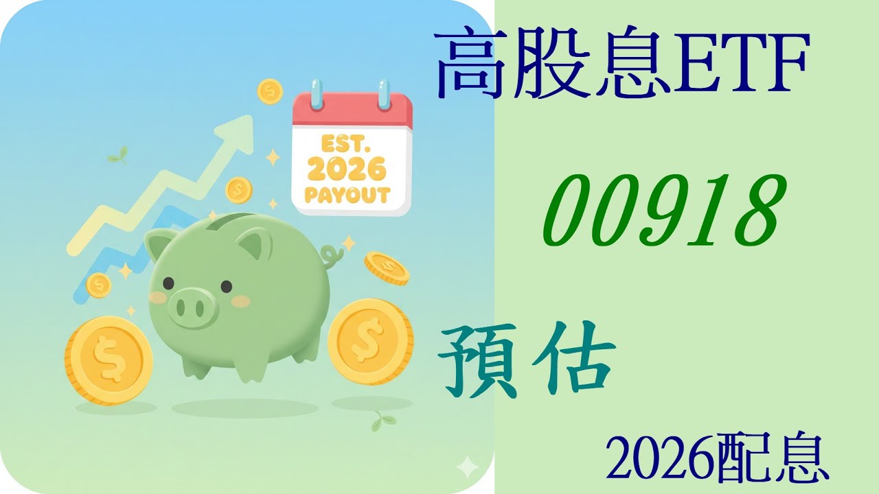202601 高股息ETF 00918 預估 2026 配息