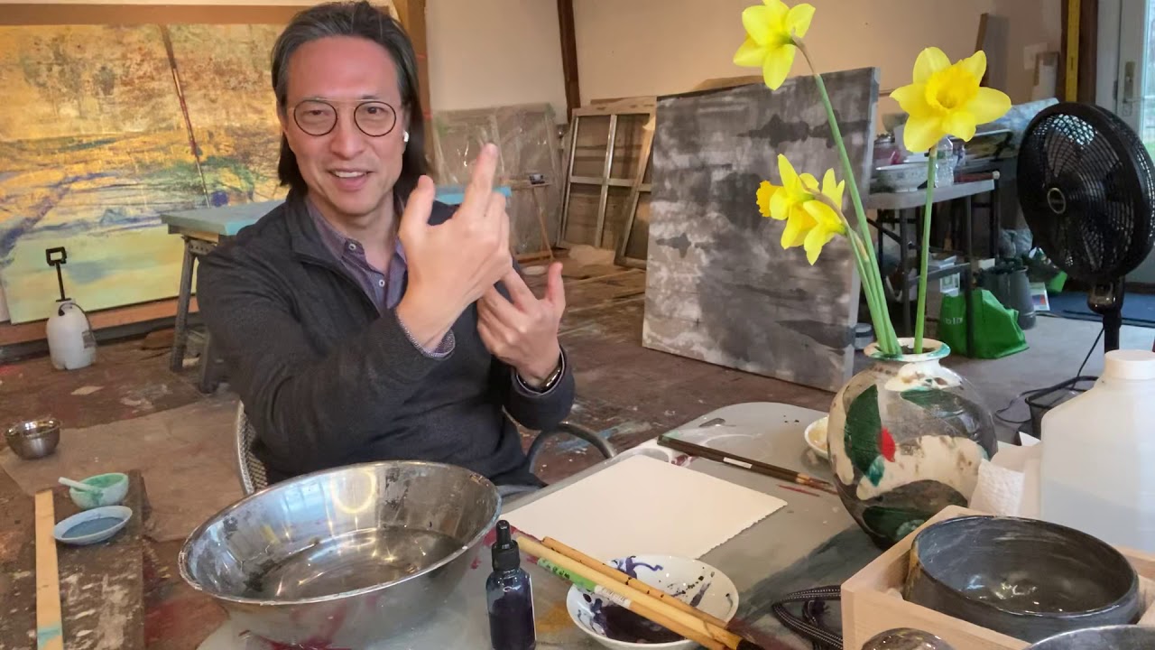 Live from Mako's Studio: Considering (and painting) daffodils
