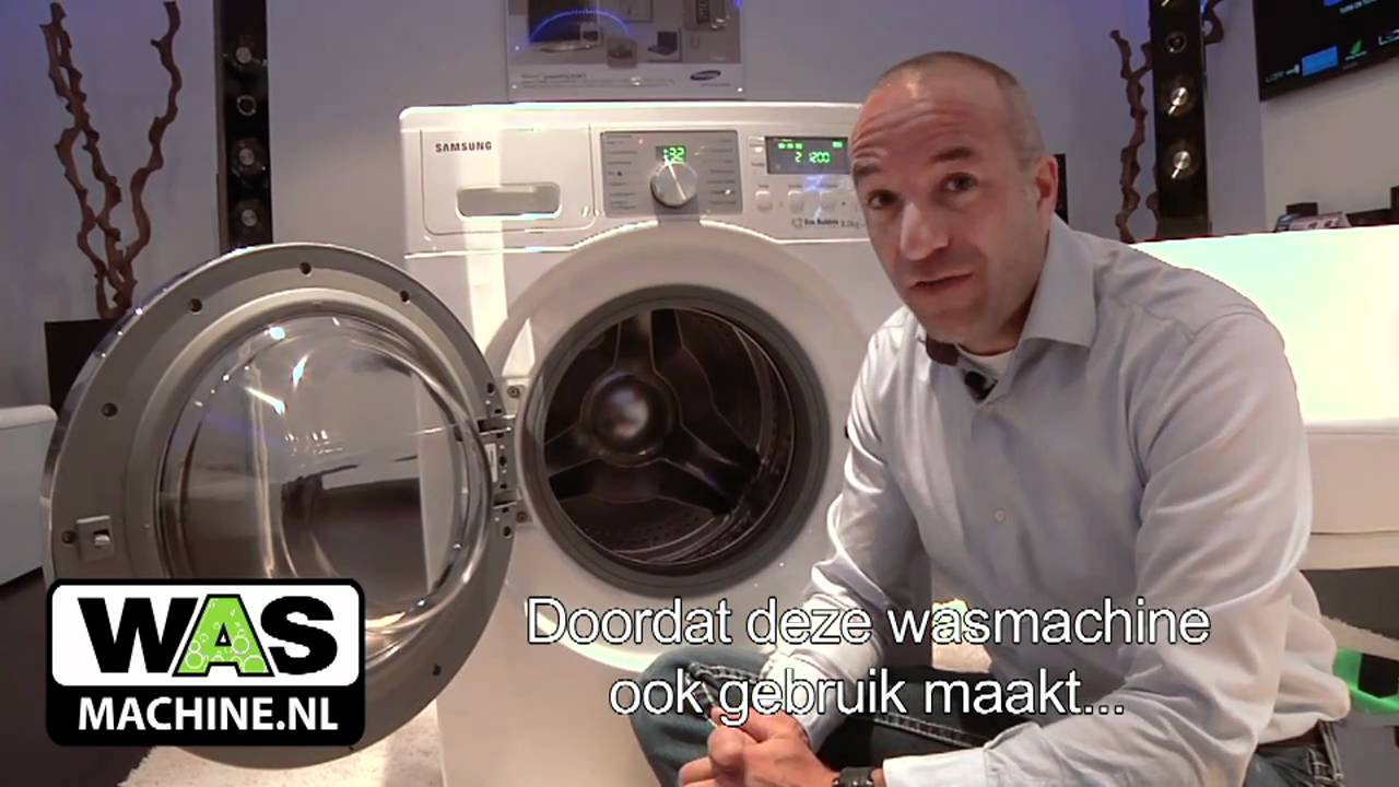 Samsung WF0804Y8E wasmachines, geweldige wasmachine. Demo video!