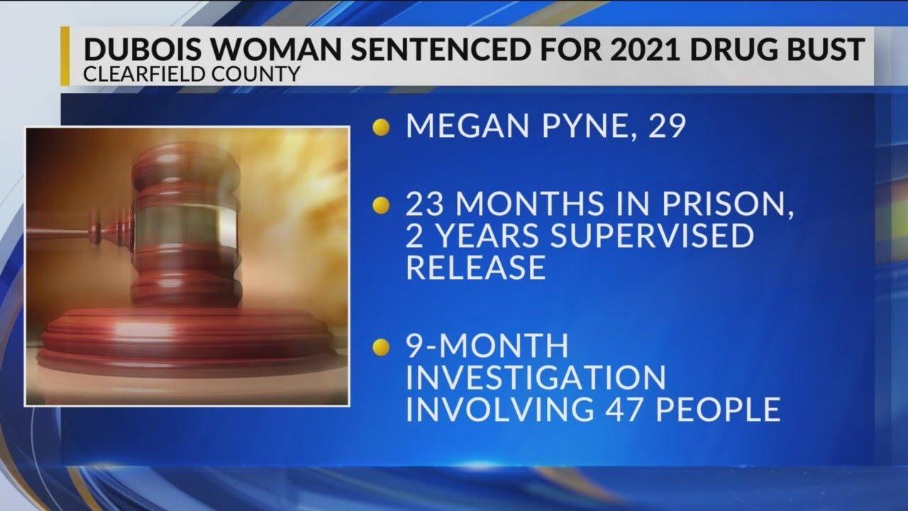 DuBois woman sentenced after massive 2021 multi-state drug bust