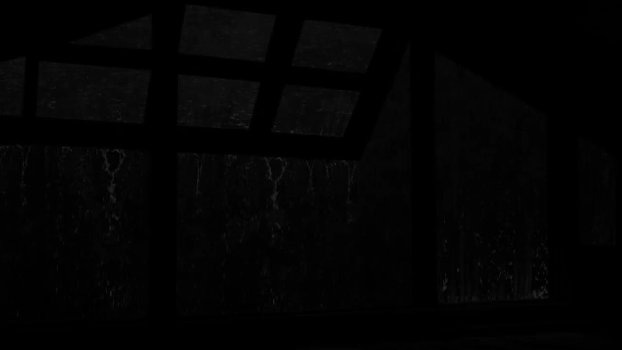 Sleep with Soft Rain Drops & Thunder Outside the Window will help you Relax after a Tiring day⚡⛈️💤