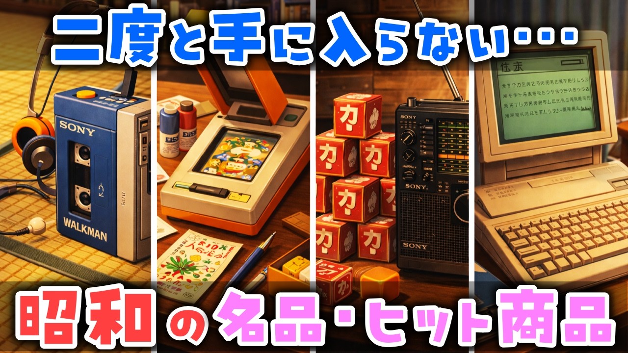 【ゆっくり解説】二度と手に入らない…昭和に消えた「幻の名品・ヒット商品」