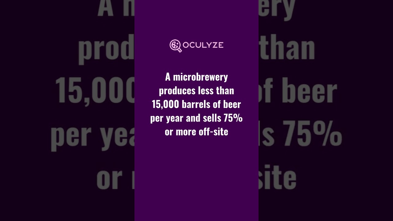Microbreweries & Other Brewery Types: The Differences #shorts