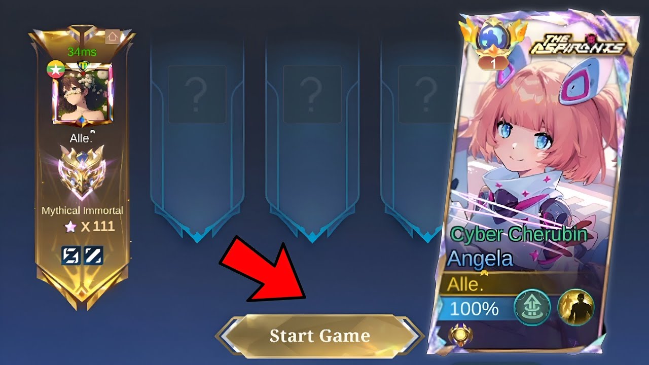 TOP GLOBAL ANGELA SOLO IMMORTAL RANK GAMEPLAY NO EDIT / CUT 🌸
