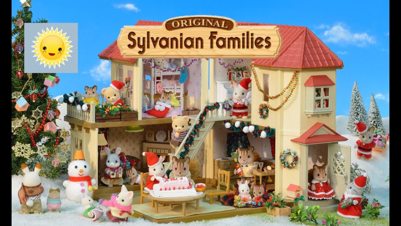 SYLVANIAN FAMILIES BEECHWOOD HALL  grande casa dеllе bаmbоlе con mobili e bagno - giоchi реr bаmbine