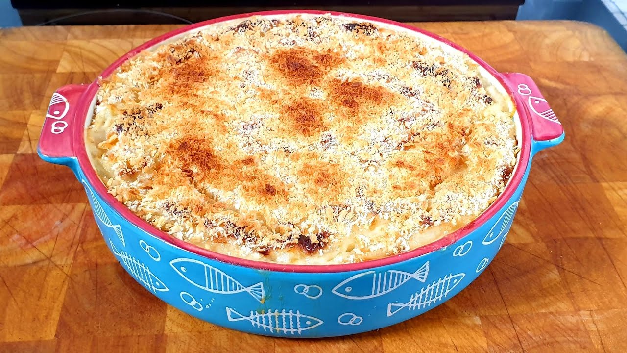 Gratin de Poisson à la Sauce Béchamel (English Captions)