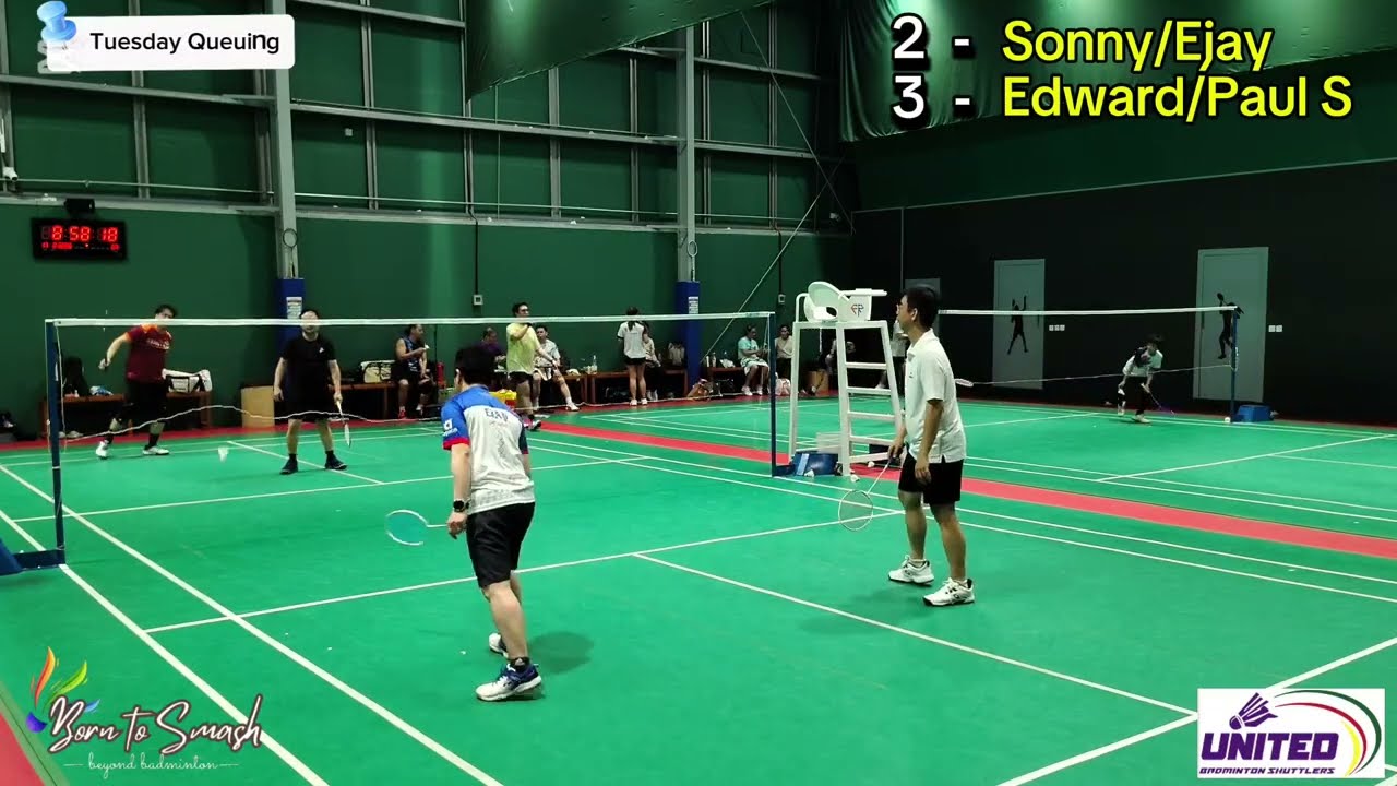 UBS - Paul/Edward vs Sony/Ejay- Tuesday Queuing