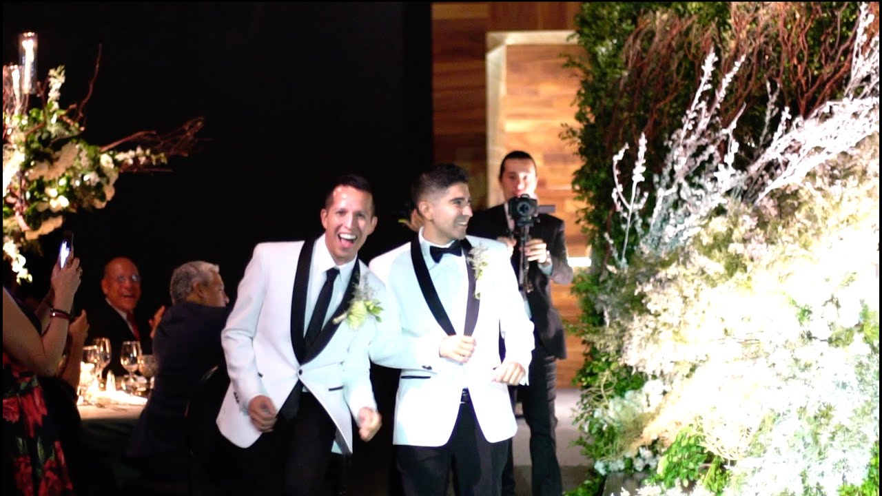 Luis & Ricky wedding entrance