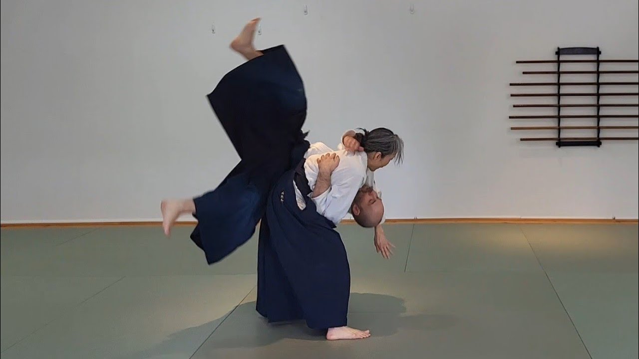 Iriminage throw into high falls 3