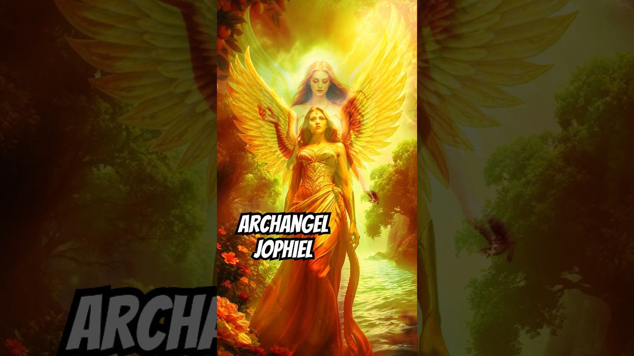 Archangel Jophiel and flowers: divine beauty, relaxing melody