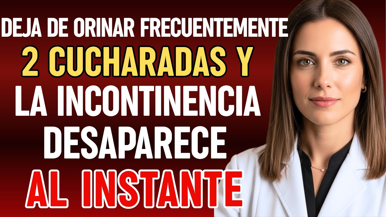 DOCTORA URÓLOGA revela: Incluso a los 80 años la INCONTINENCIA DESAPARECERÁ PARA SIEMPRE