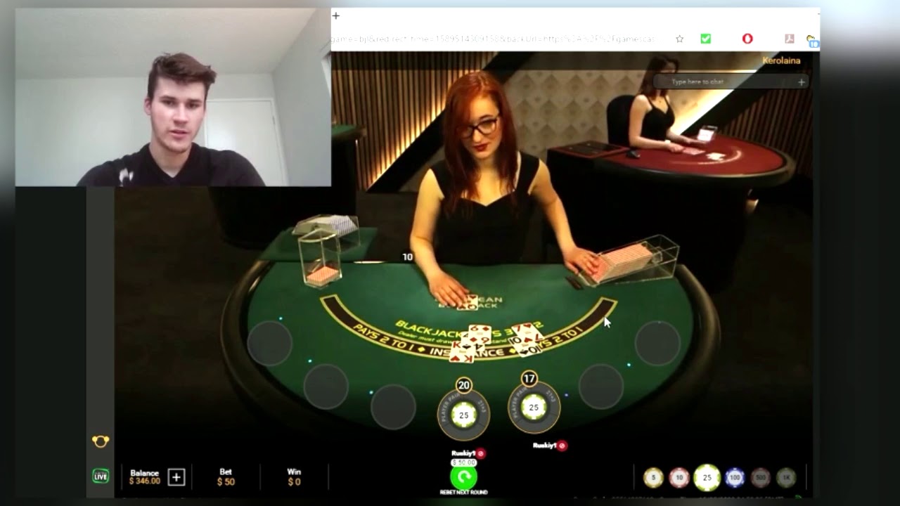 ONLINE BLACKJACK WITH LIVE DEALER       INSANE ROLLER COASTER!! DOWN UP SESSION!!