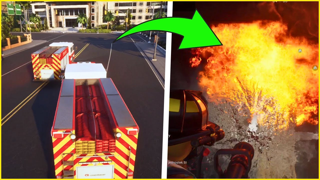 🚒 Wstąpiłem do STRAŻY i pojechałem gasić POŻAR 🚒Alarmowo! Firefighting Simulator - The Squad #1
