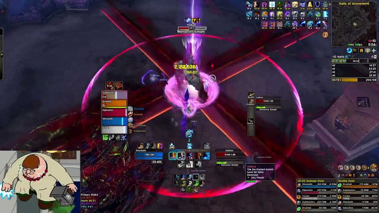 +10 Halls of Atonement | Enhancement Shaman POV