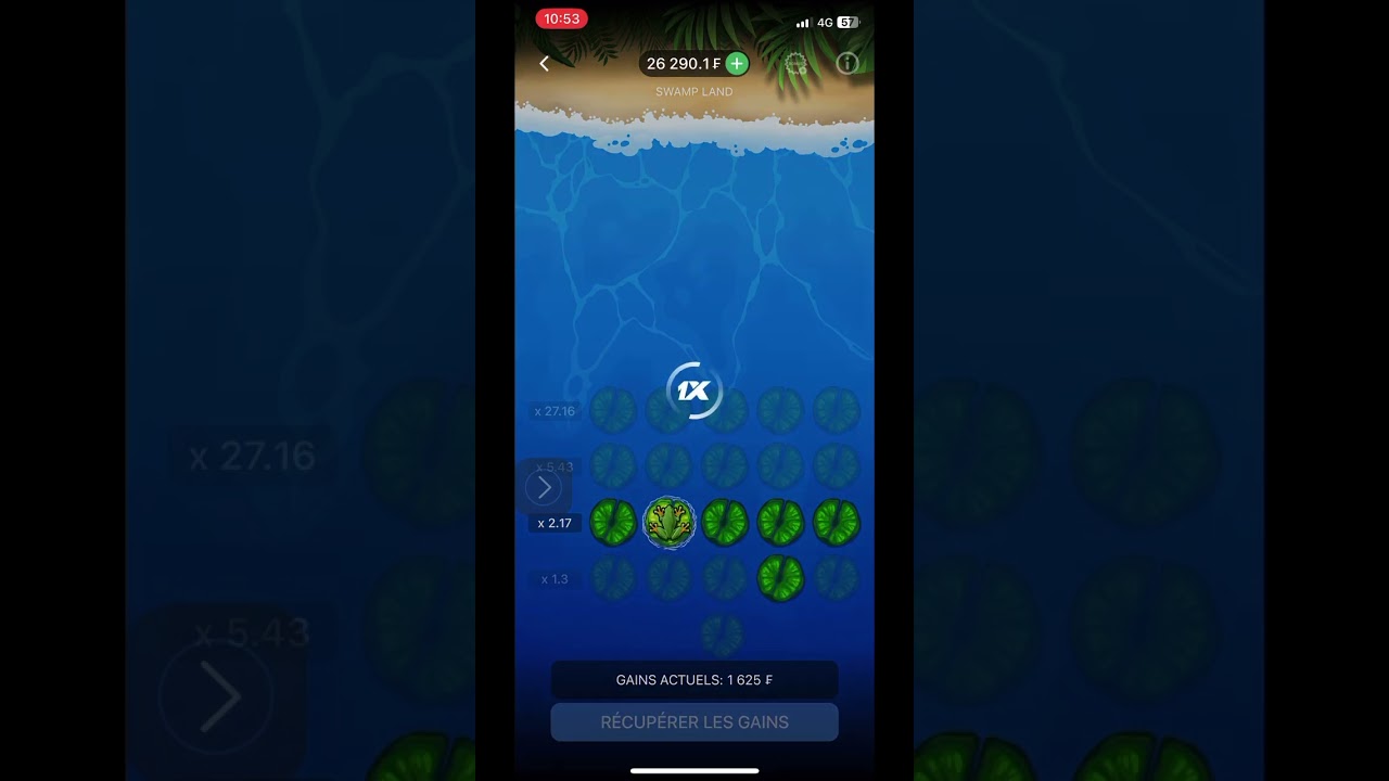 COMMENT GAGNER AVEC LE JEU SWAMP LAND JEUX 1XBET COMMENT PARIER..♟️♟️♟️🎱🎱🎮🎮🎮🌑..#jeu #1xbet