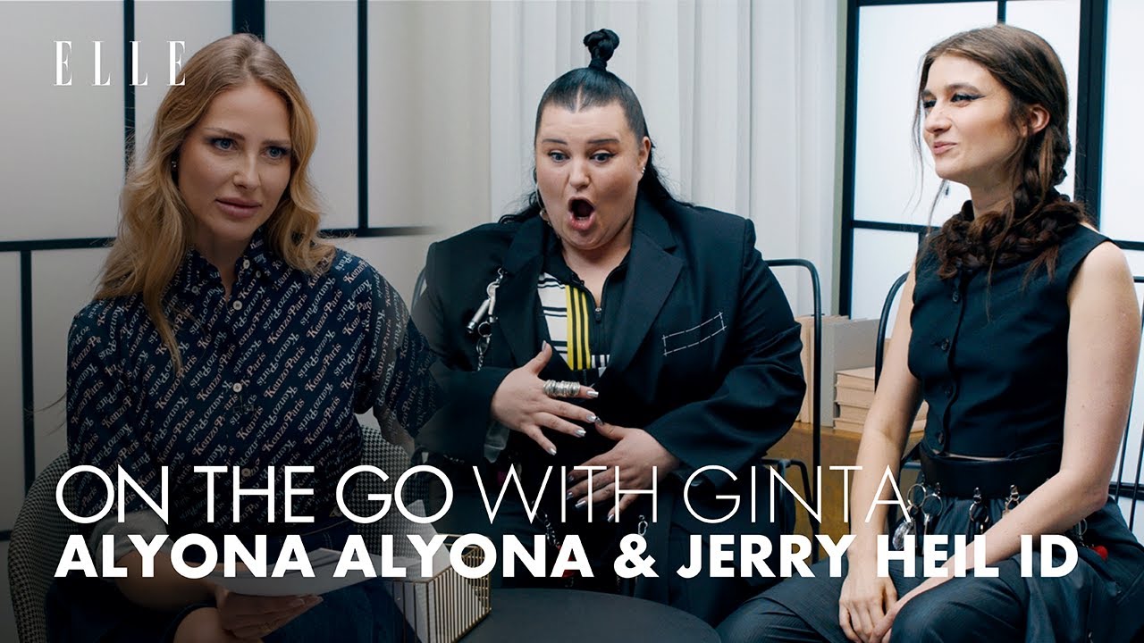 ALYONA ALYONA & JERRY HEIL (Ukraine) at Eurovision 2024 | ELLE On The Go With GINTA