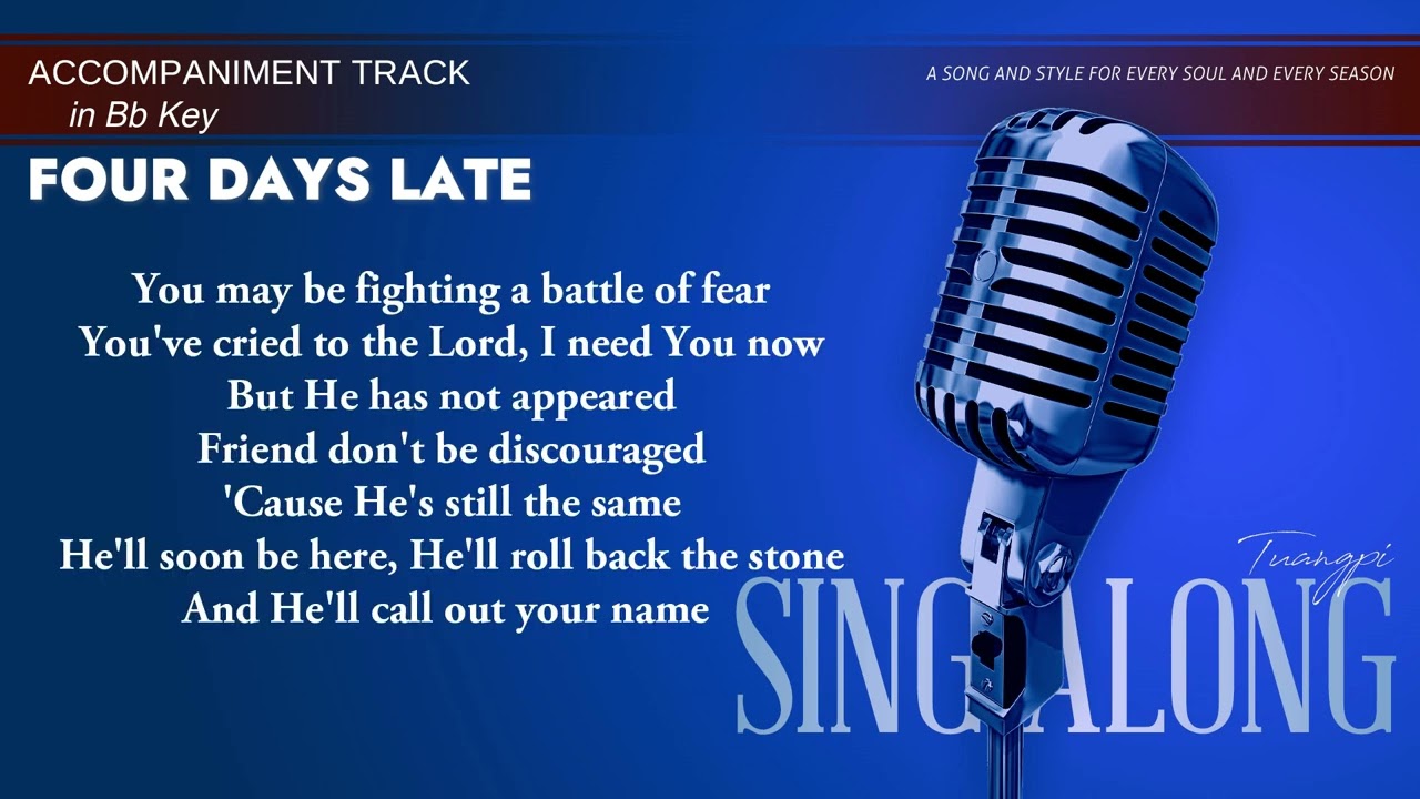 Four Days Late (Performance Track in Bb)