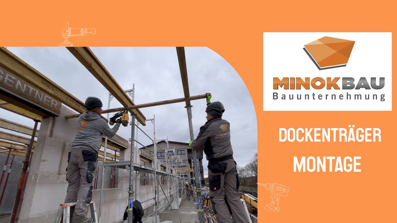 So wird ein Dockenträger richtig montiert | Baustellenalltag