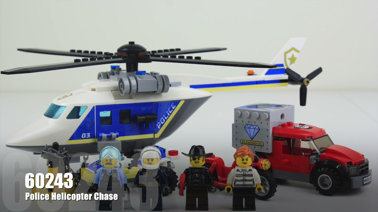 LEGO CITY 60243 - Police Helicopter Chase - [Stop Motion Speed Build]