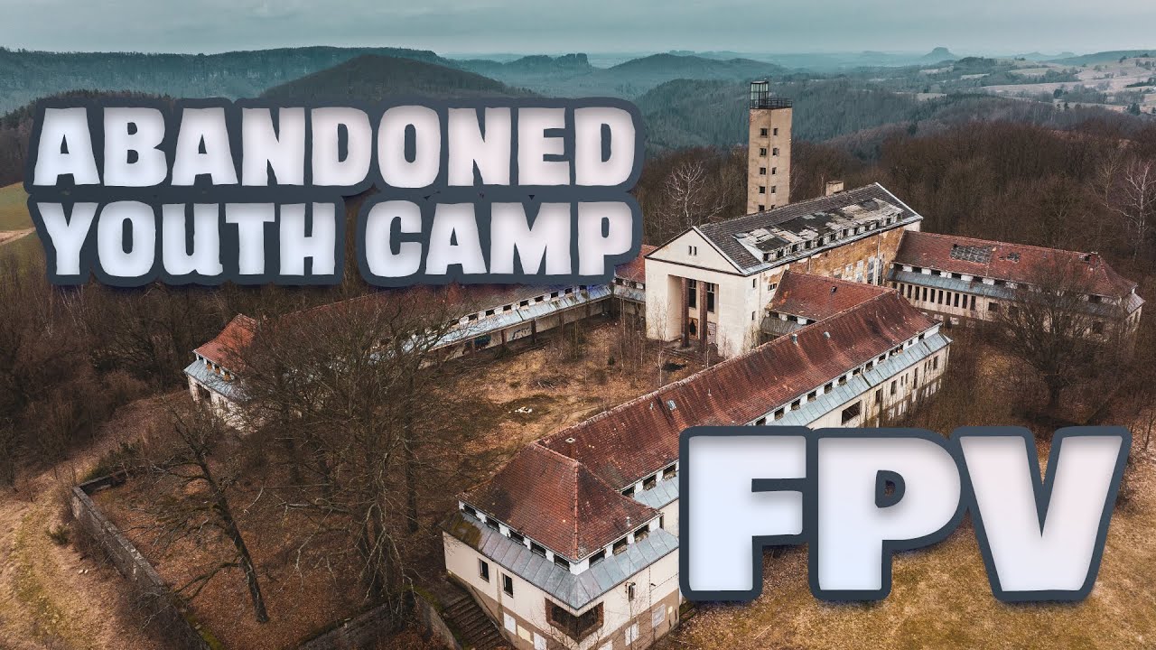 Abandoned youth hostel (Saxony / Germany) Lost Place FPV Drone Video