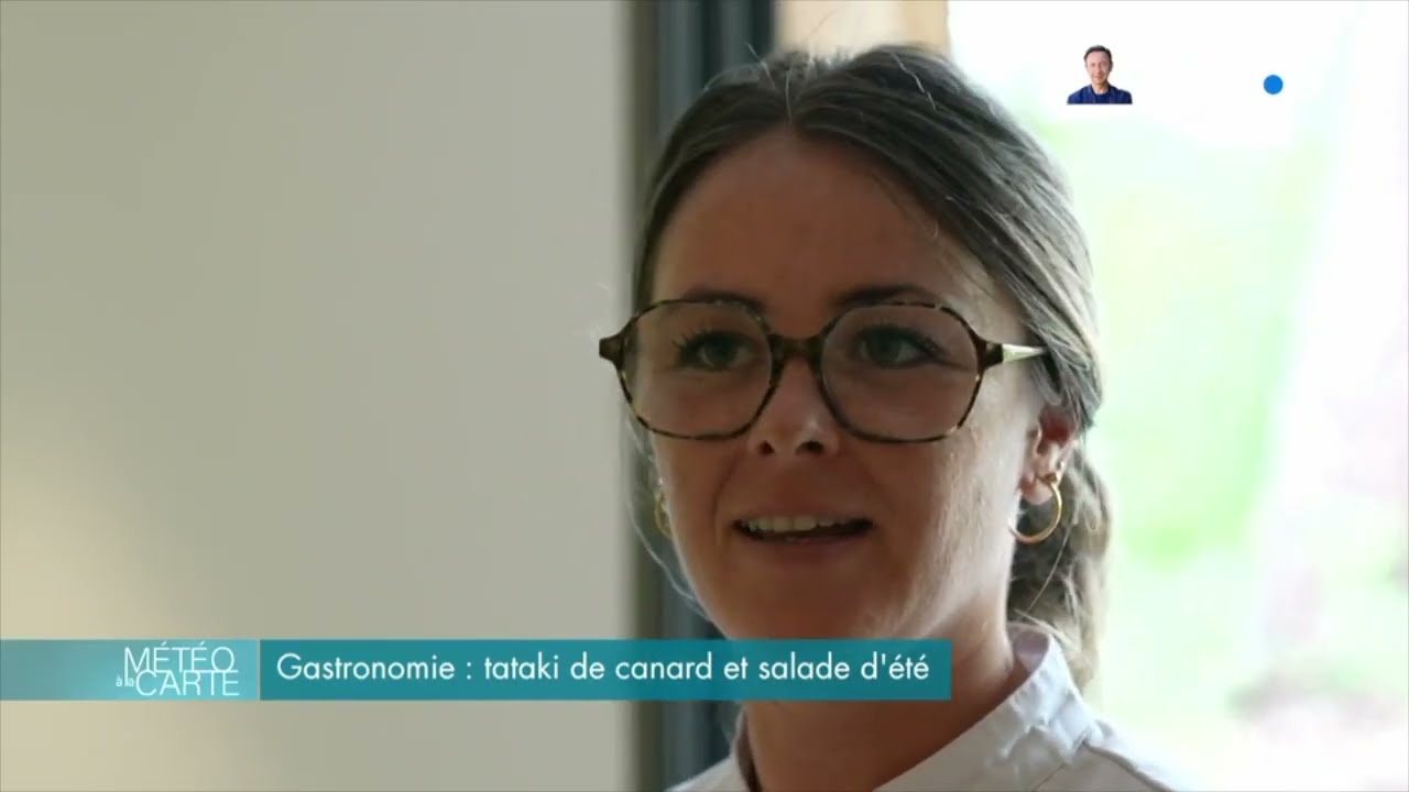 Notre canard et notre cacahuète sublimés par la chef Mathé dans 