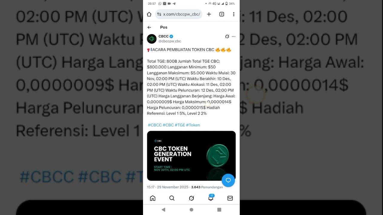 GIMANA KELANJUTAN CBCC..?? TONTON VIDEO INI.. 