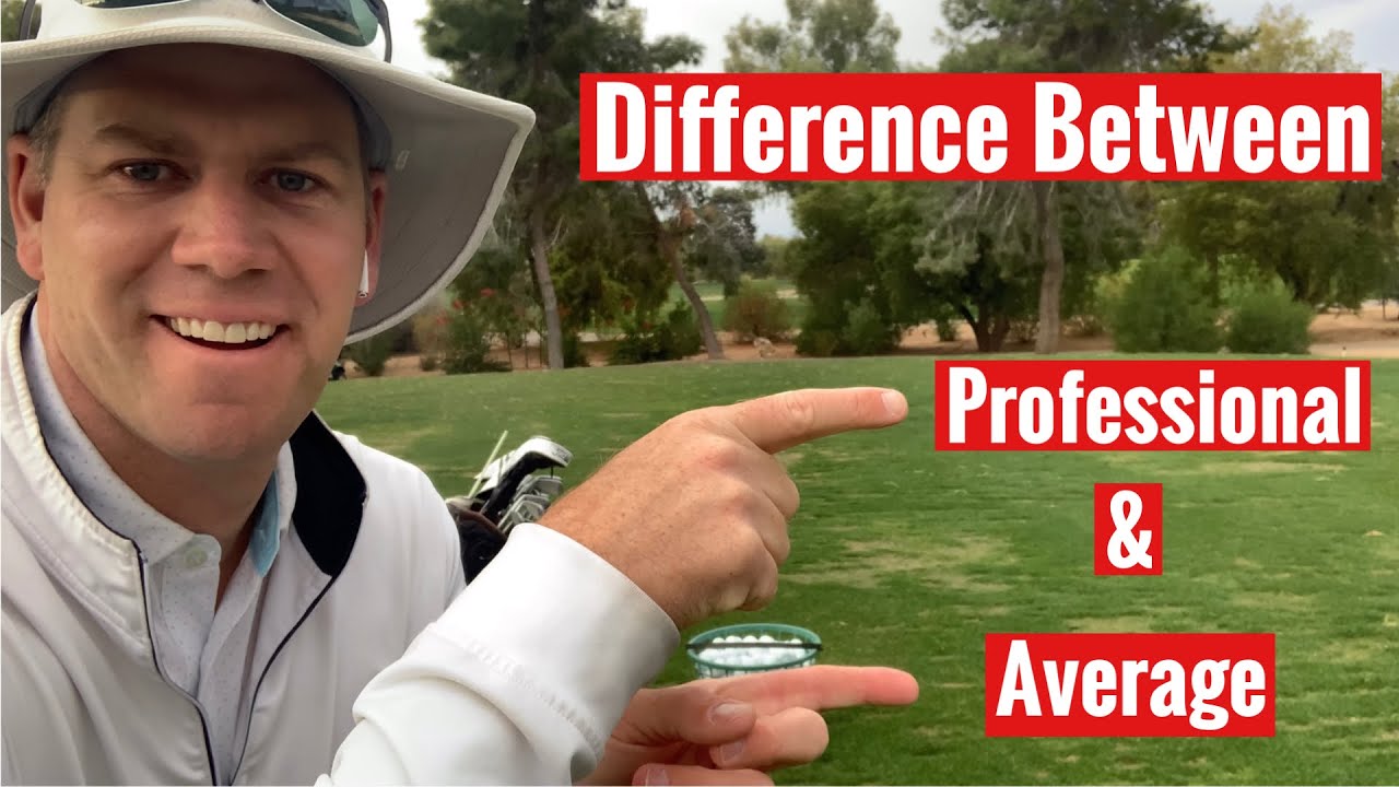 GOLF: Professional Swing vs Average Swing