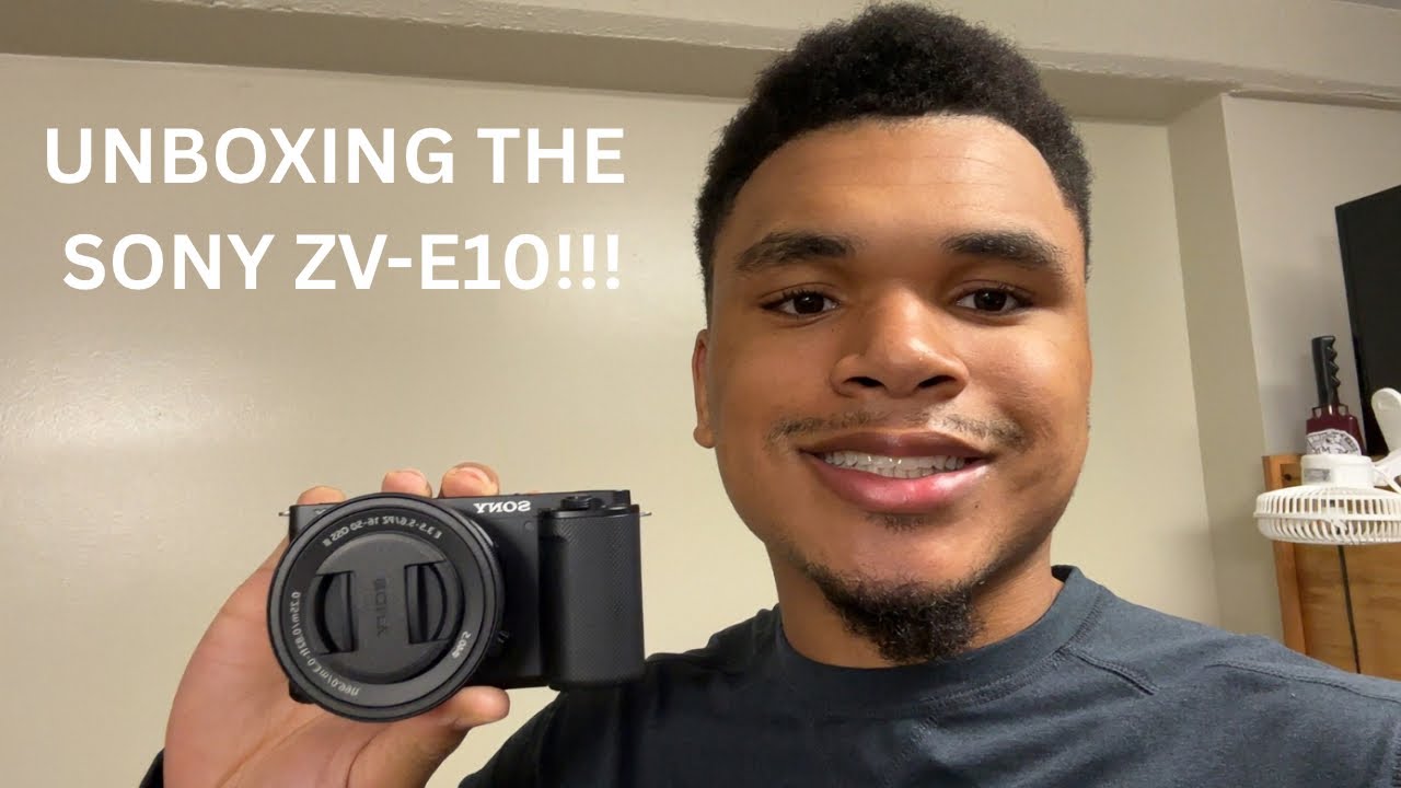 Unboxing the Sony ZV-E10!!! (My First Ever Camera)