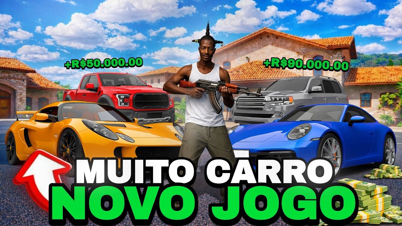🚨-NOVO GTA: JOGO (100% MOBILE)🔥 COM VÁRIOS CARROS🤑 | LIVE RUSSIA!🚨🤩🤑