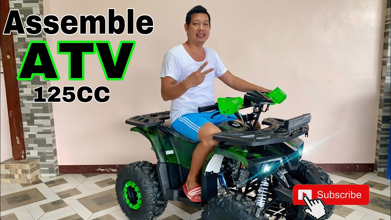 Unboxing and assemble ATV 125cc semi automatic | BOBBY DRAPIZA