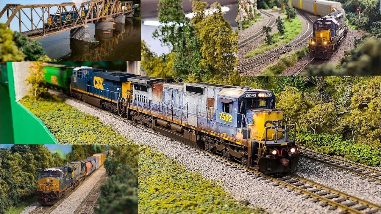 Dixie Model Railroad: A day on the Chattanooga Subdivision.