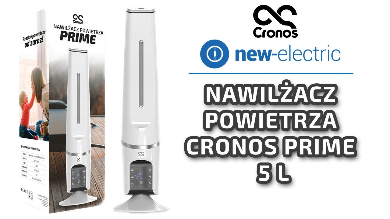 Rześkie powietrze w Twoim domu - Nawilżacz powietrza Cronos Prime