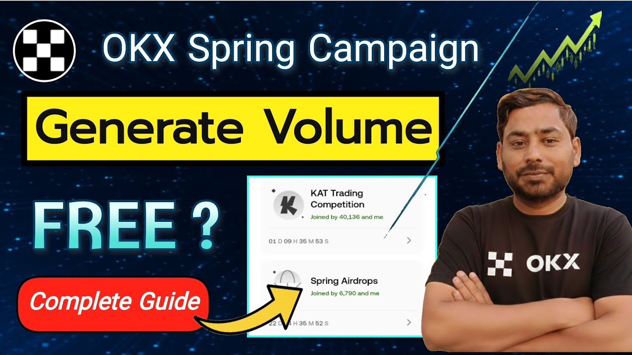 OKX Spring Airdrop | How to Generate Trade Volume in OKX campaign 