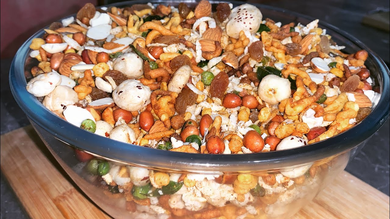 Homemade Spicy Namkeen-Chana Chur Recipe।Tea Time Snack-Bengali Chana Chur