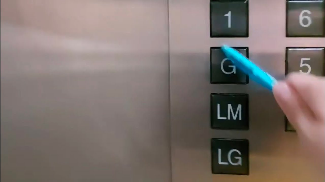 (South Zone) 2 Mitsubishi Service Elevators at Queensbay Mall, Bayan Lepas, Penang, Malaysia