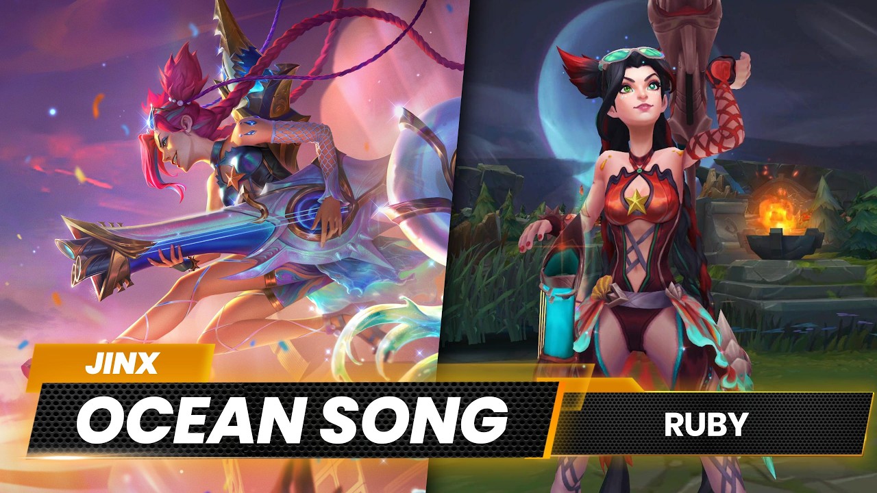 Ocean Song Jinx Skin | League of Legends | Ruby Chromas
