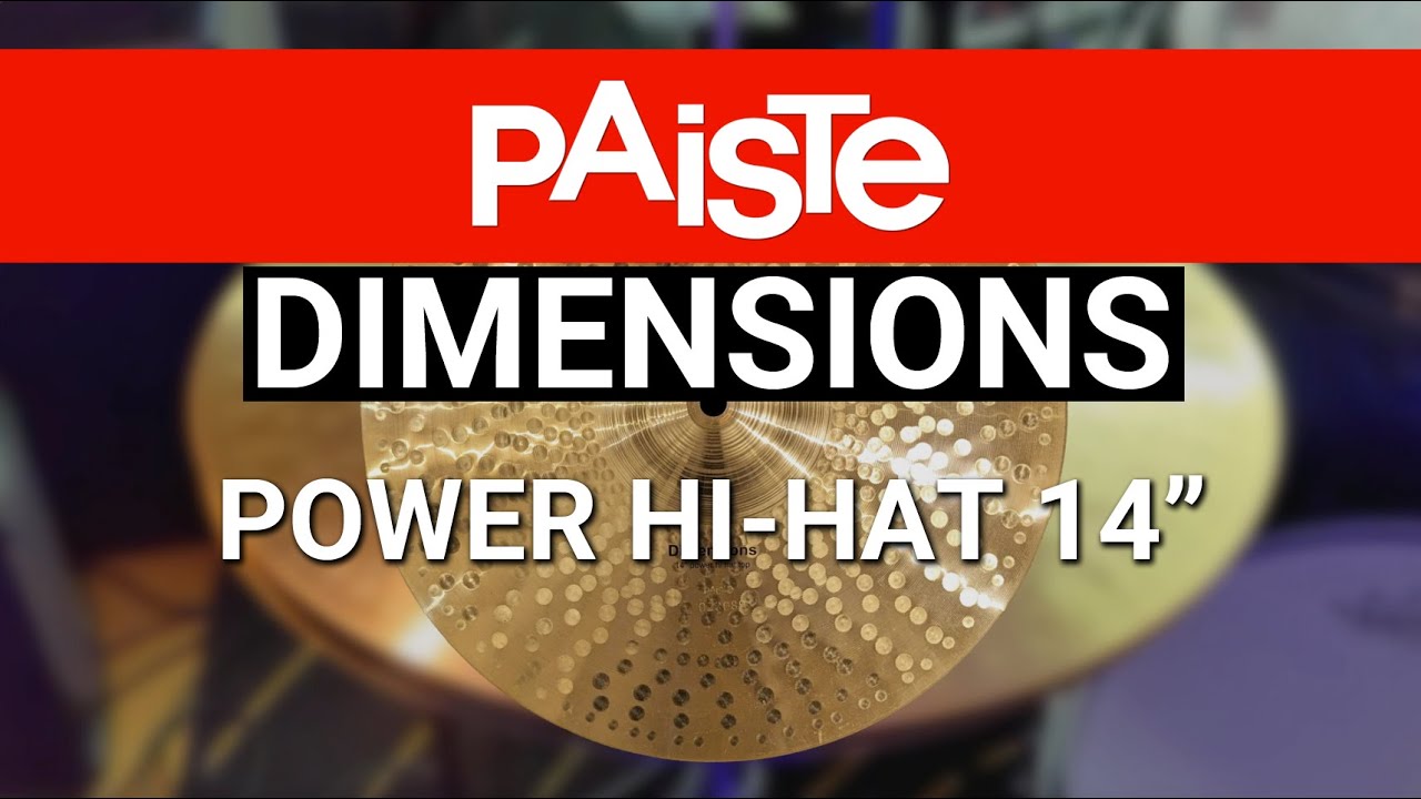 Paiste Dimensions Power Hi-Hat 14