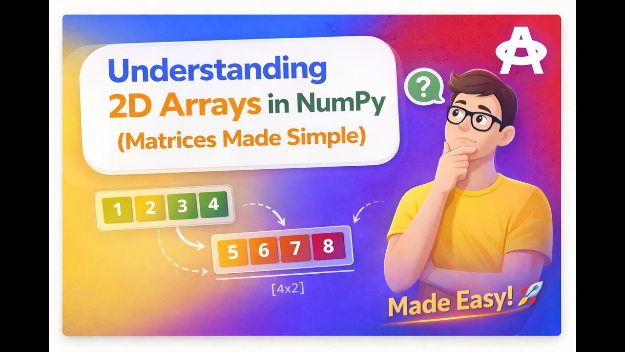 Understanding 2D Arrays in NumPy (Matrices Made Simple)