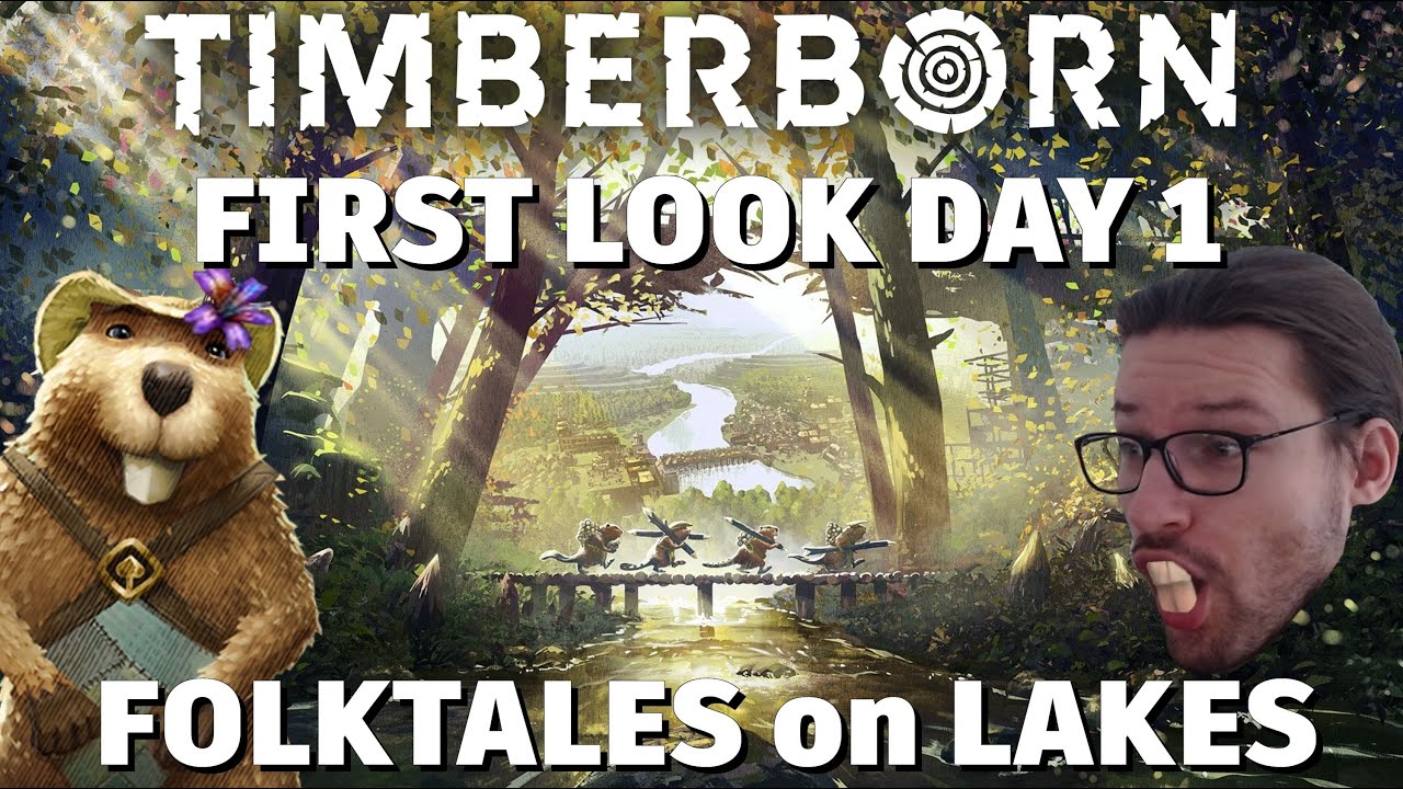 Timberborn first look, Survival City Builder with Beavers! - Day 1 with Folktales